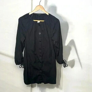 NWT  J CREW poplin shirt dress XS